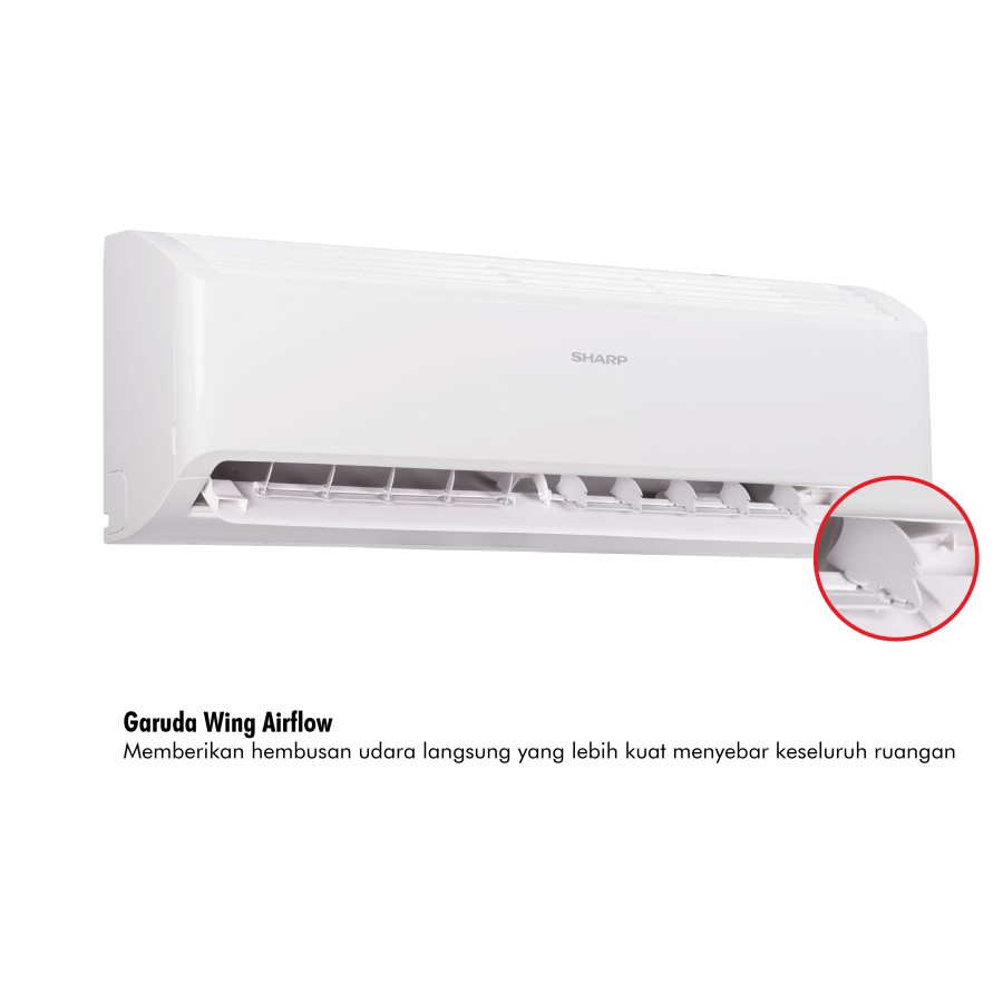 Sharp AC Standard Wall Mounted Split DEY Series with LED Display 3/4 PK - AH-A7DEY